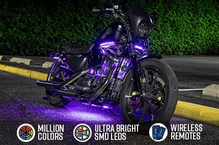 Advanced Million Color Harley Davidson Sportster Lighting Kit